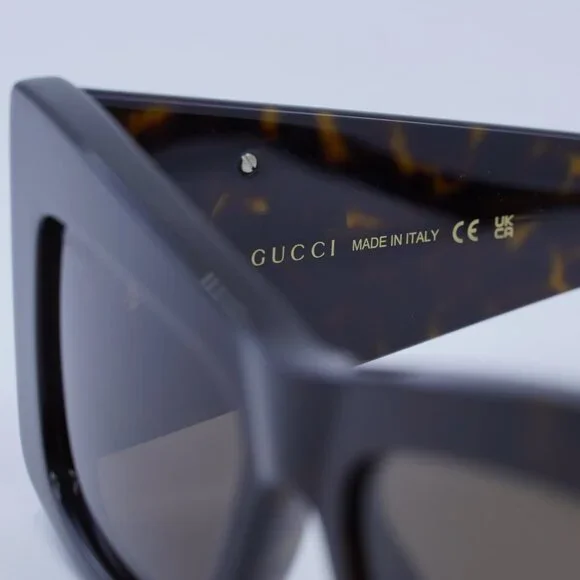 🕶️ New Gucci GG1842S 002 Sunglasses - Havana Frame, Brown Lenses